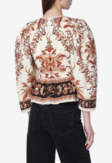 Farm Rio Majestic Garden Lace Blouse Multicolor 344141CO/S_FARM-26069