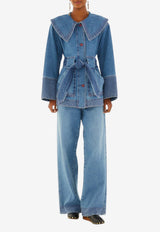 Farm Rio Wide-Leg Faded Jeans Denim 344823_DENIM