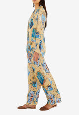 Farm Rio Mystical Printed Wide-Leg Pants Multicolor 348378_MULTI COLO