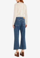 Farm Rio Cornely Embroidered Pants Denim 351606_DENIM
