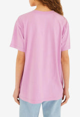 Farm Rio Paris Carousel Printed T-shirt Lilac 354549_LILAC