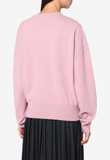 extreme cashmere Cashmere Crewneck Sweater Pink 355-201-01WS_EXTCA-RO