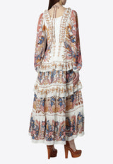 Farm Rio Sea Garden Ruffled Dress Multicolor 359252PL/S_FARM-26084