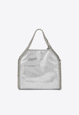 Stella McCartney Mini Falabella Faux Leather Shoulder Bag Silver 371223WP0301/S_STELL-8101