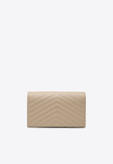 Saint Laurent Cassandre Chain Clutch Bag Beige 377828BOW01/Q_YSL-2721