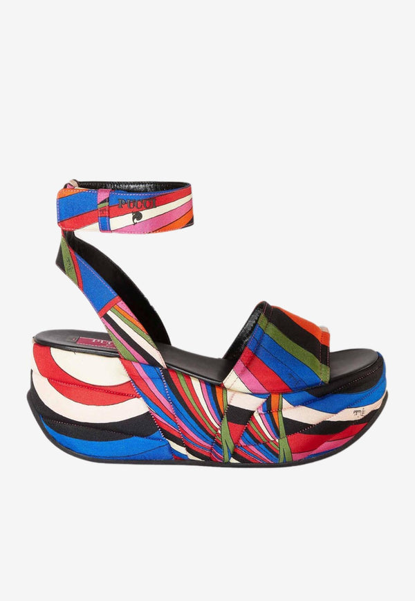 Pucci Pucciami Flatform Sandals Multicolor 3UCD88 3UX64 063