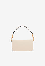 Valentino Small Locò Shoulder Bag in Calf Leather Ivory 3W2B0K53ZXL I16
