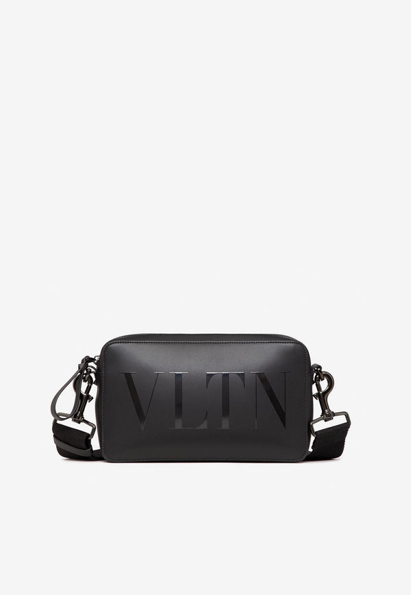 Valentino VLTN Leather Messenger Bag 3Y2B0704BHY 0NO Black