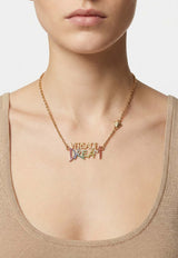 Crystal-Embellished Dream Pendant Necklace