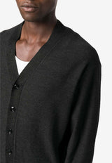 Lemaire Essential Twisted Cardigan Gray TO1082LK087_BK966