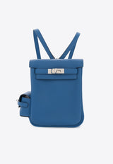 Kelly Jump Backpack in Bleu France Swift Leather with Palladium Hardware