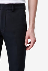 DRYKORN Slim-Fit Satin Tailored Pants Navy 40427-888_NAVY