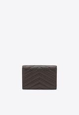 Saint Laurent Urban Chic Cassandre Wallet Gray 414404AAA44/R_YSL-1997