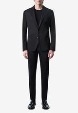 DRYKORN Single-Breasted Slim Satin Blazer Black 42298-888_BLACK