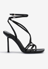 Le Silla Belen 95 Patent Leather Sandals 4311D090BXPPKAB 001 Black