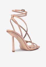 Le Silla Belen 95 Patent Leather Sandals 4311D090BXPPKAB 158 Nude