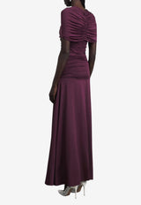 Ruched Jersey Maxi Dress