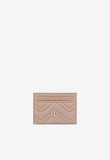 Gucci Double G Quilted Leather Cardholder Pink 443127AAFAX/S_GUC-5753
