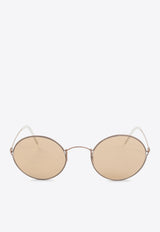 نظارة شمسية بإطار دائري