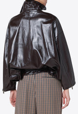 Salvatore Santoro Belted Leather Jacket Brown 49005LE/R_SSANT-TM