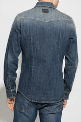 Distressed Denim Shirt