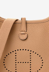 Mini Evelyne TPM in Chai Taurillon Clemence Amazone with Palladium Hardware