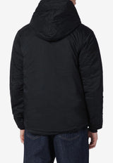 Canada Goose Lodge Label Hooded Jacket Black 5078MBNY/S_CANAD-9061
