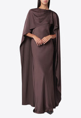 Simkhai Izel Cape Gown Brown 525-1025-QPL/R_SIMKH-CH