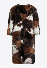 Prada Patchwork Shearling Coat Multicolor 56A194OOO170T/R_PRADA-F0IDS
