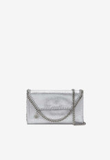 Stella McCartney Falabella Airlite Crossbody Bag Silver 581238WP0301/S_STELL-8101