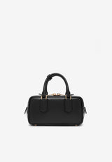 Miu Miu Arcadie Leather Top Handle Bag Black 5BB142OONACR3/R_MIU-F0002