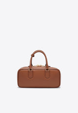 Miu Miu Large Arcadie Leather Top Handle Bag Cognac 5BB148OONACR3/R_MIU-F0046