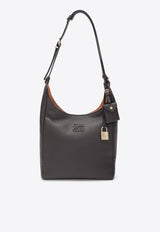 Miu Miu Hammered Leather Bucket Bag Brown 5BE098OOO2IFL/S_MIU-F0ZKS