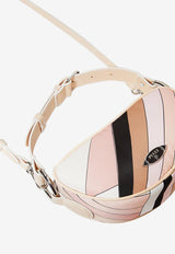 Pucci Yummy Printed Shoulder Bag Beige