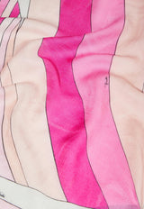 Pucci Iride Print Silk and Wool Pashmina Multicolor