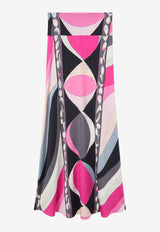 Pucci Pesci Print Maxi Skirt Multicolor