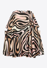 Pucci Marmo Print Mini Kaftan Multicolor
