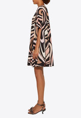 Pucci Marmo Print Mini Kaftan Multicolor