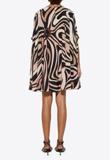 Pucci Marmo Print Mini Kaftan Multicolor