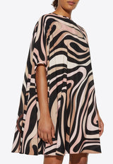 Pucci Marmo Print Mini Kaftan Multicolor