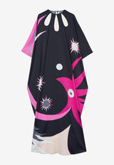 Pucci Stella Print Maxi Kaftan Multicolor