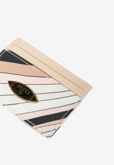 Pucci Iride Print Cardholder Beige