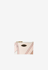 Pucci Iride Print Zipped Cardholder Beige