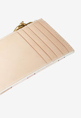 Pucci Iride Print Zipped Cardholder Beige