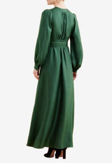Raquel Diniz New Aurora Maxi Wrap Dress Green 5L03069 NUS0020 00000_609_GREEN