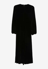 Raquel Diniz New Ioanna Velvet Maxi Dress Black 5L03082 NUV0002 00000_999_BLACK