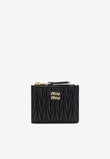 Miu Miu Matelassé Nappa Wallet 5ML024AFPP/R_MIU-F0002