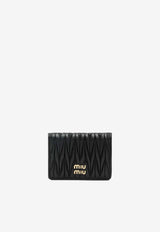 Miu Miu Bi-Fold Leather Wallet 5MV021AFPP/S_MIU-F0002