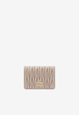 Miu Miu Bi-Fold Leather Wallet 5MV021AFPP/S_MIU-F0236