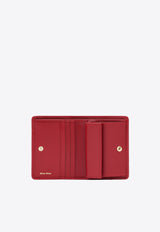 Miu Miu Matelassé Nappa Leather Logo Wallet Red 5MV204AFPP/S_MIU-F0011